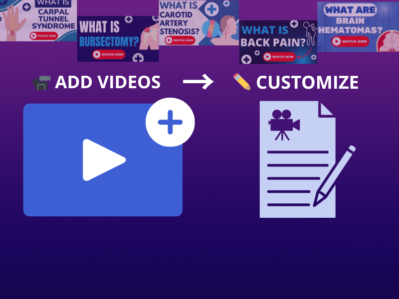 Adding and Customizing Your OnDoc Videos